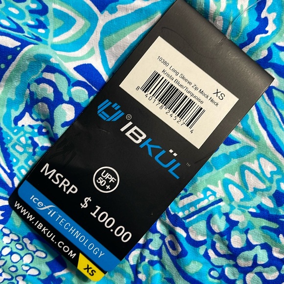 NWT IBKul long sleeve top XS - Picture 4 of 6